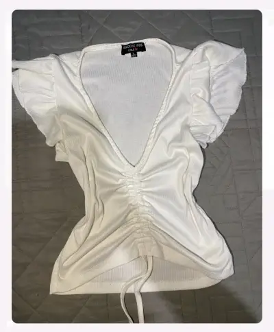 Blusa blanca con mangas abullonadas Wados - miniatura 1