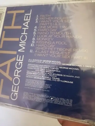 CD Faith de George Michael, nuevo y sellado - miniatura 3