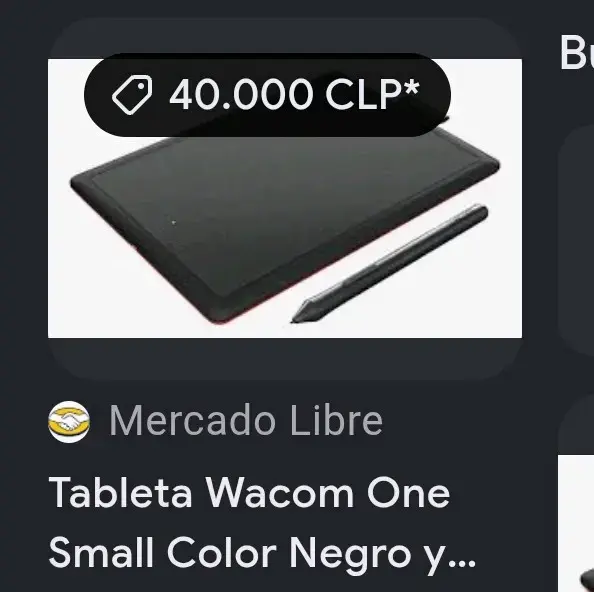Tableta Wacom One Small Negra y Roja - 5