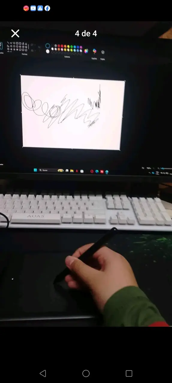 Tableta Wacom One Small Negra y Roja - 6
