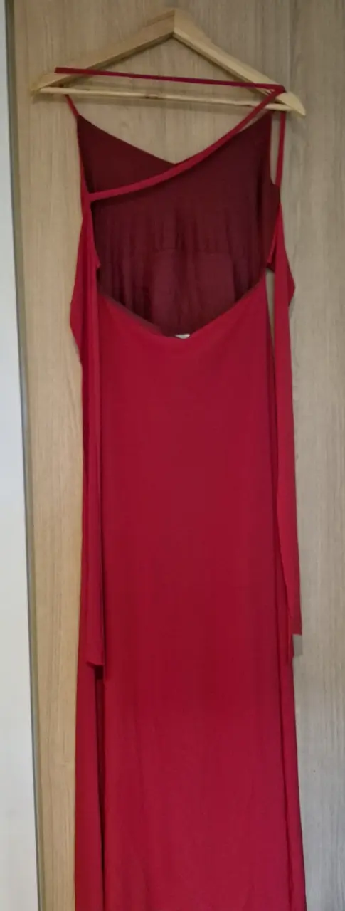 Vestido fiesta rojo- Maria Paskaro - 2