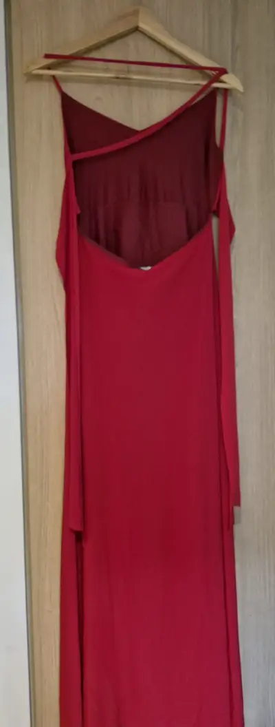Vestido fiesta rojo- Maria Paskaro - miniatura 2