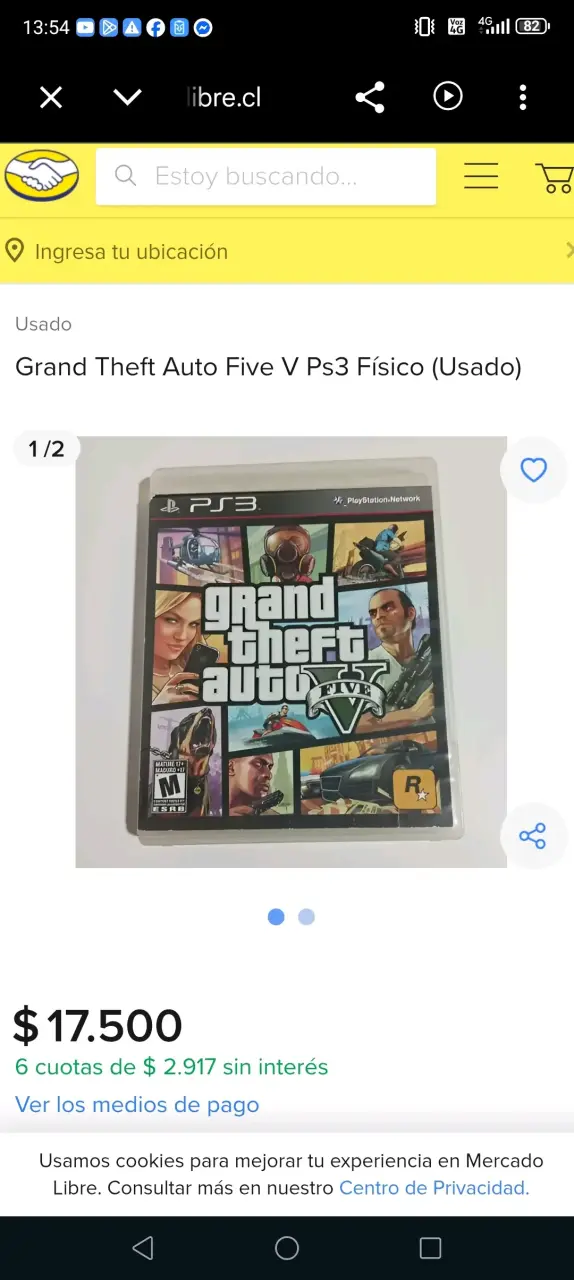 Grand Theft Auto V para PS3 Físico Usado - 2
