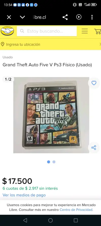 Grand Theft Auto V para PS3 Físico Usado - miniatura 2