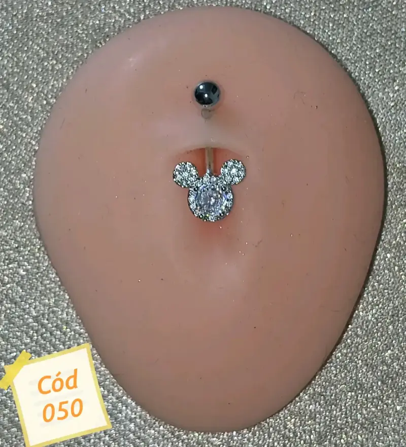 Piercing de ombligo con colgante - 3