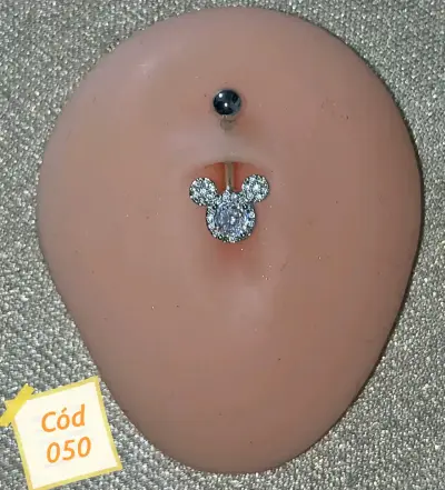Piercing de ombligo con colgante - miniatura 3