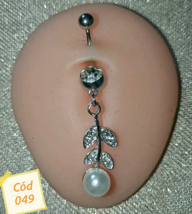 Piercing de ombligo con colgante - 4