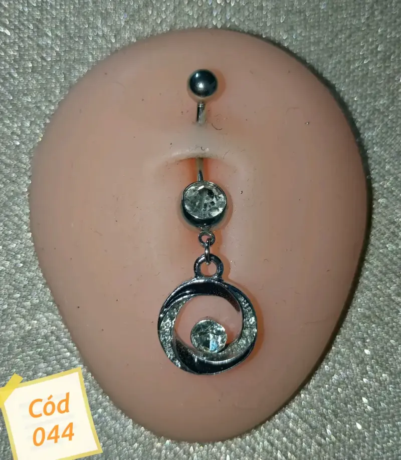 Piercing de ombligo con colgante - 6