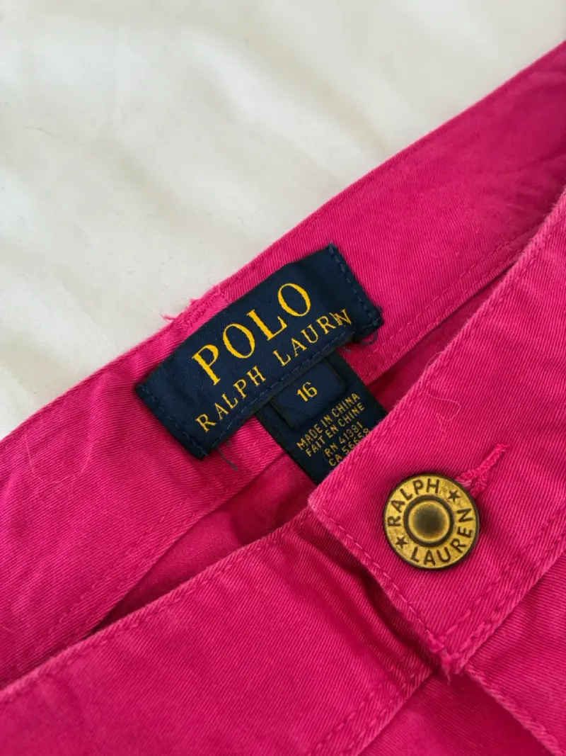 Pantalones fucsia Polo Ralph Lauren para niña - 3