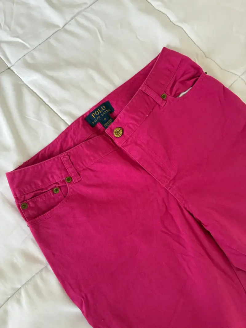 Pantalones fucsia Polo Ralph Lauren para niña - 4