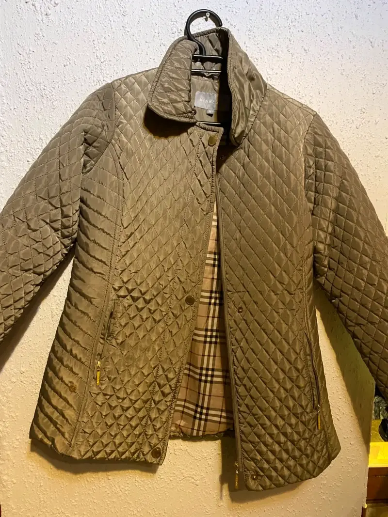 Chaqueta color verde olivo grisáceo talla M/L - 1