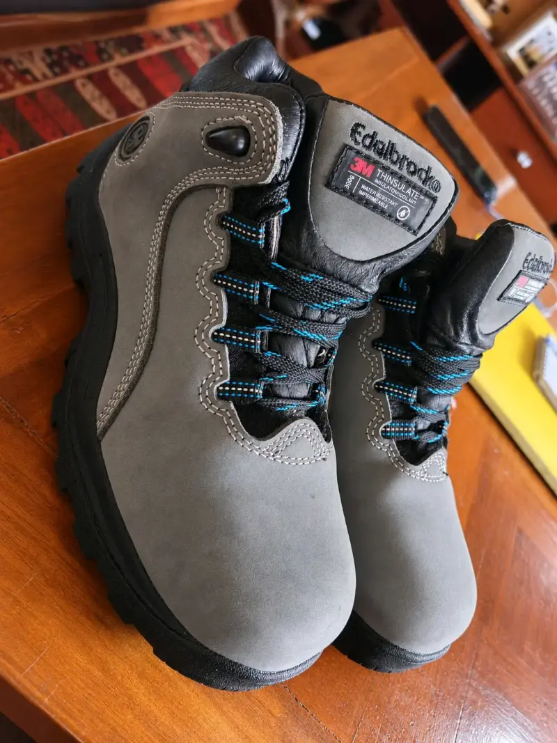 Botas de seguridad Edelbrock gris con Thinsulate - 1