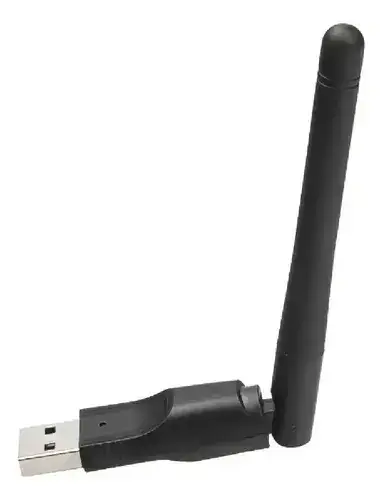 Adaptador USB WiFi Antena Alta Ganancia - miniatura 1