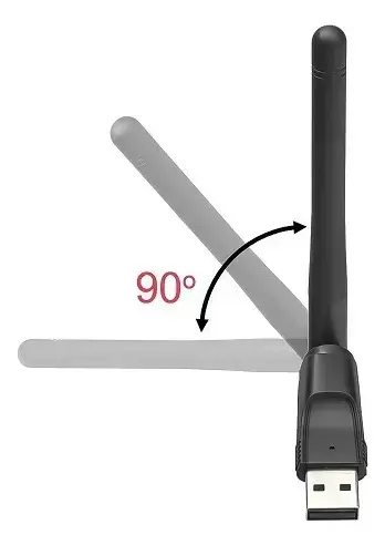 Adaptador USB WiFi Antena Alta Ganancia - 2