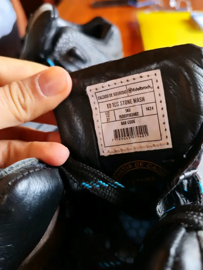 Botas de seguridad Edelbrock gris con Thinsulate - 3