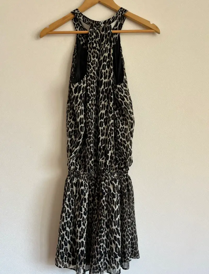 Vestido corto estampado animal print - 2