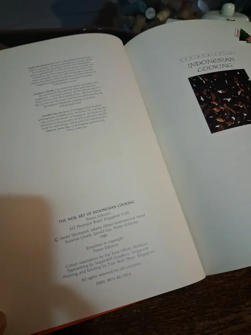Libro de cocina 'The New Art of Indonesian Cooking' - 3