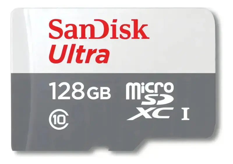 Tarjeta MicroSD SanDisk Ultra 128GB Clase 10