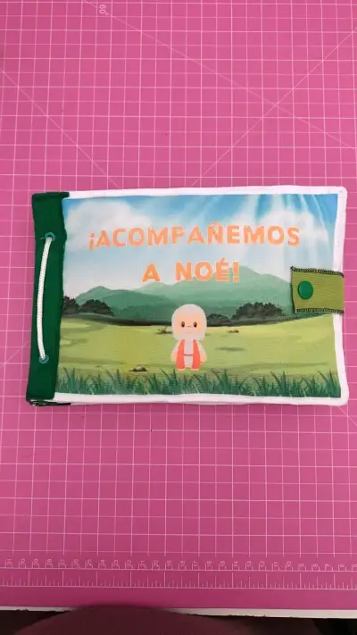 Libro de tela interactivo para niños 'Acompañemos a Noé' - miniatura 1