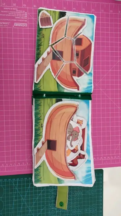 Libro de tela interactivo para niños 'Acompañemos a Noé' - miniatura 3