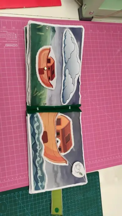 Libro de tela interactivo para niños 'Acompañemos a Noé' - miniatura 4