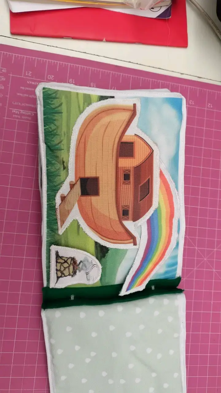 Libro de tela interactivo para niños 'Acompañemos a Noé' - 5