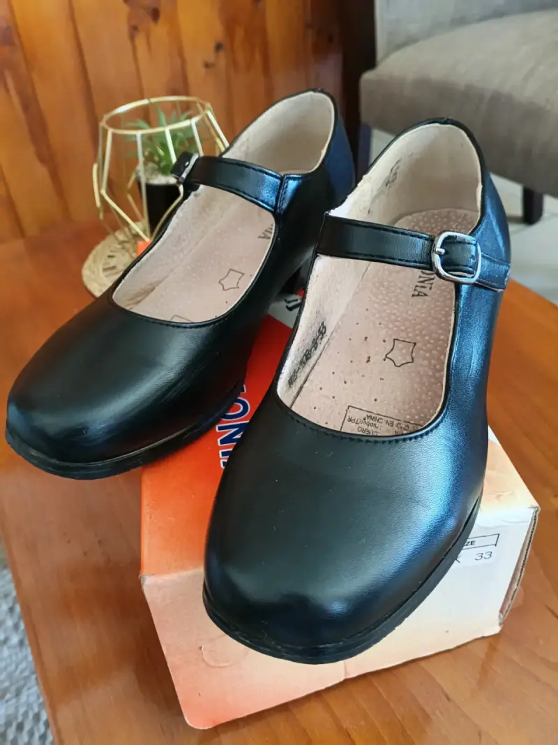 Zapatos de baile flamenco para niña talla 33