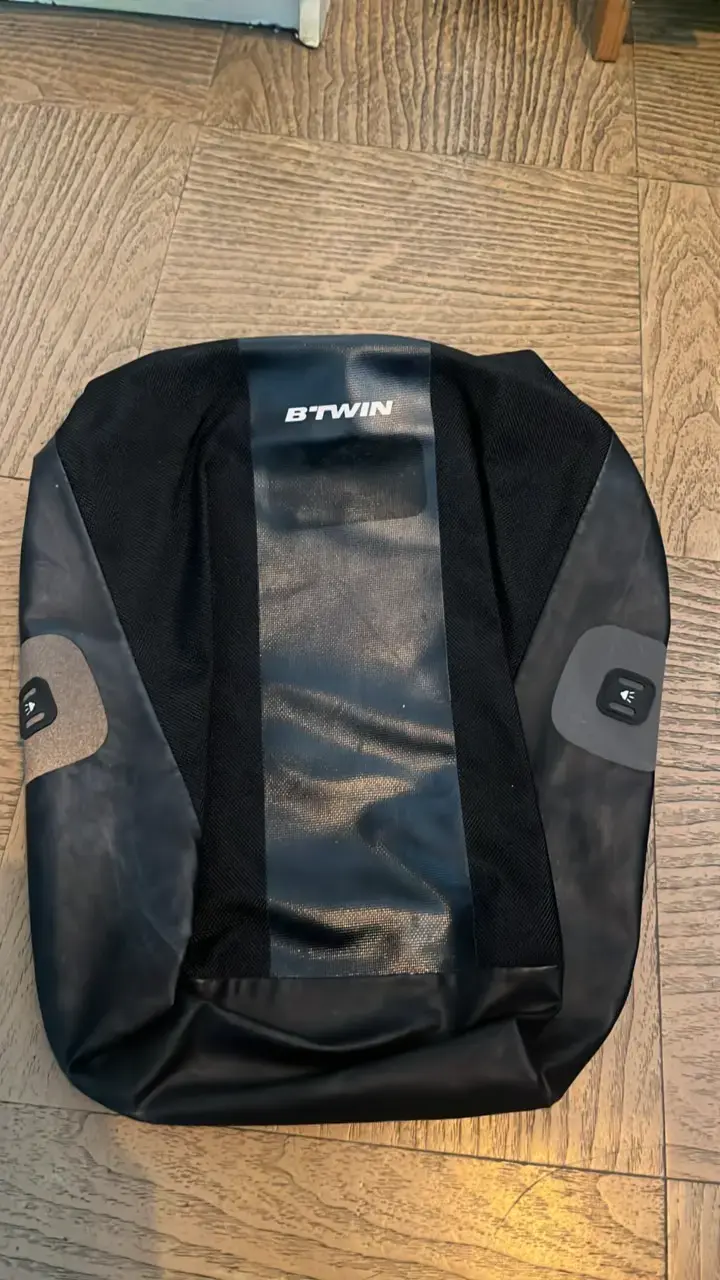 Alforja impermeable para bicicleta B'Twin - 1