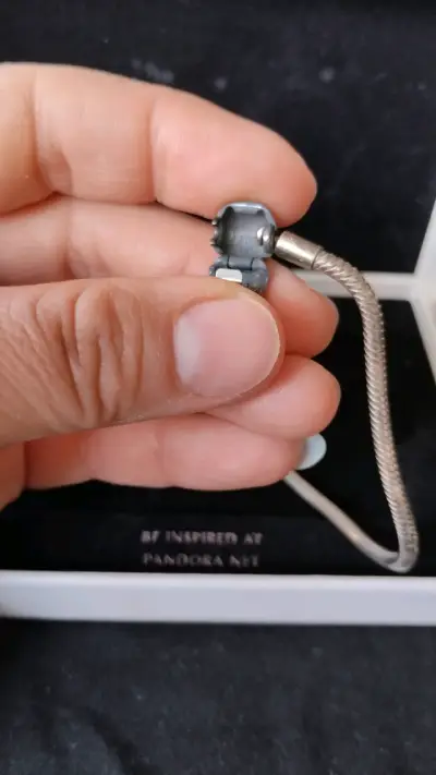Pulsera Pandora de plata con caja original - miniatura 5