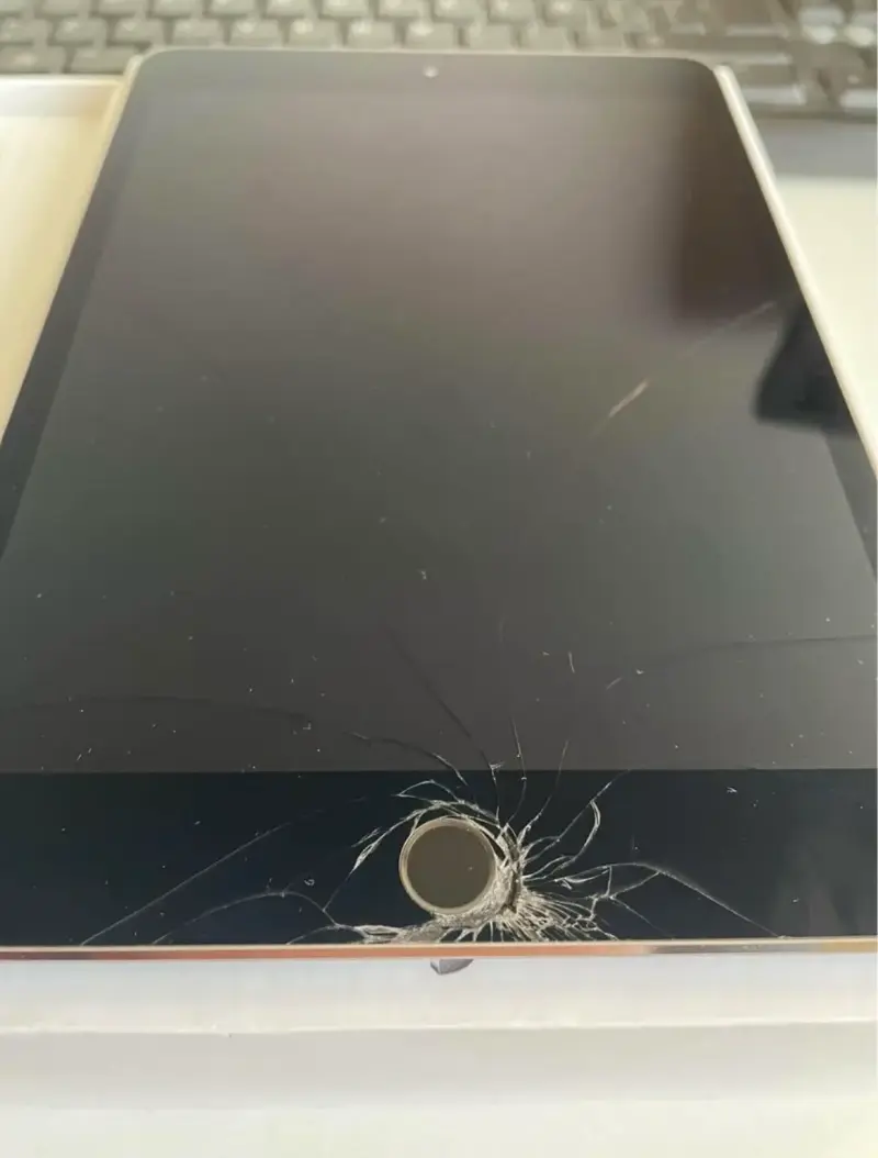 iPad Mini 4, funcional con detalle en pantalla - 3