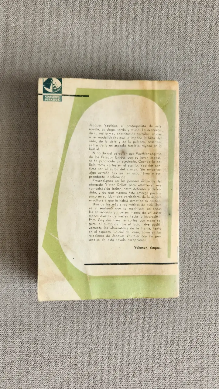 Libro 'El Solitario' de Guy Des Cars - 5