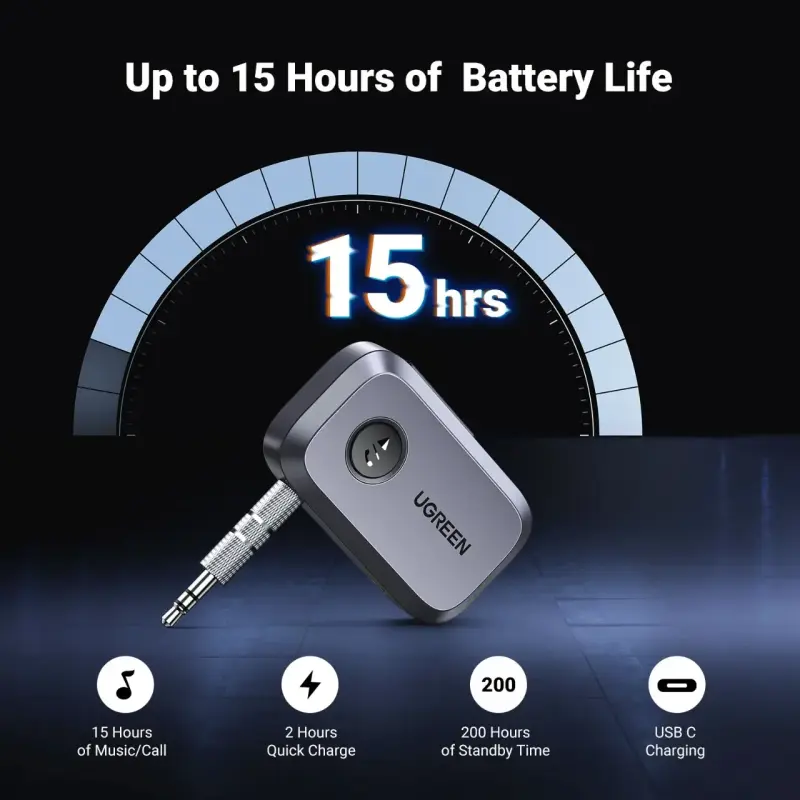 Receptor Bluetooth UGREEN para Audio - 4