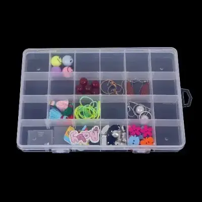 Caja organizadora de plástico con compartimentos - miniatura 3