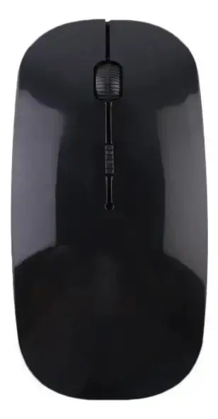 Mouse inalámbrico negro con DPI ajustable - 4