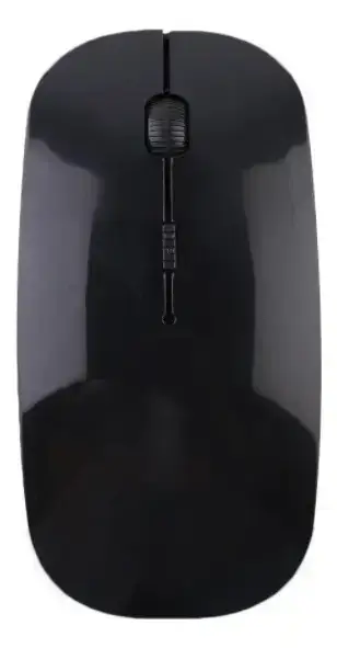 Mouse inalámbrico negro con DPI ajustable - miniatura 4