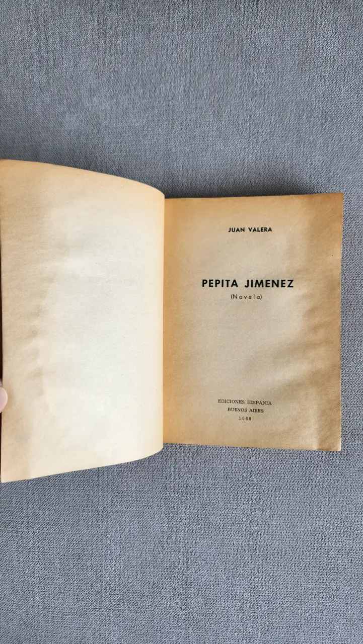 Libro Pepita Jiménez de Juan Valera - 2
