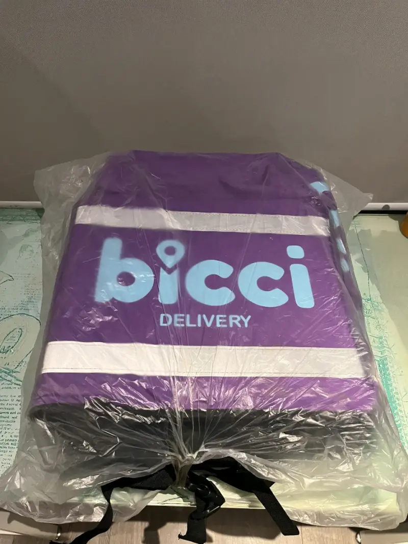 Bolso térmico de reparto Bicci morado - 4