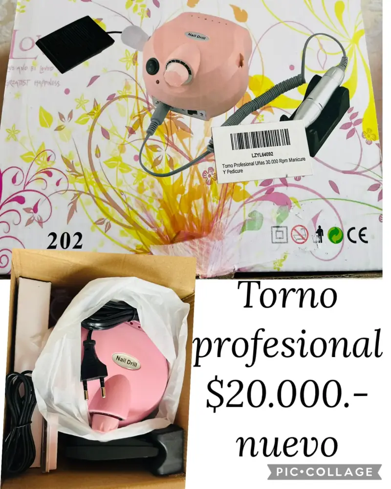 Torno Profesional de Uñas 30,000 RPM para Manicure y Pedicure - 1