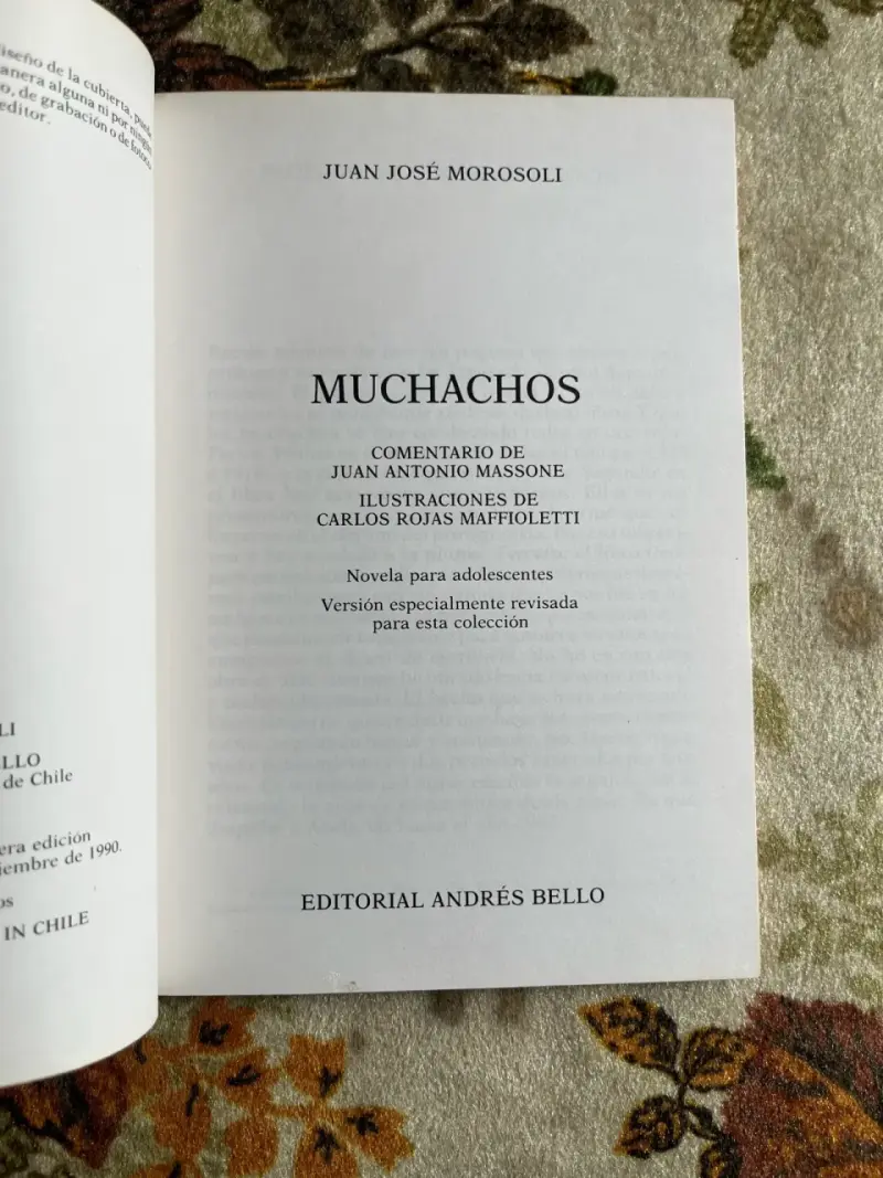 Libro Muchachos de Juan José Morosoli - 2