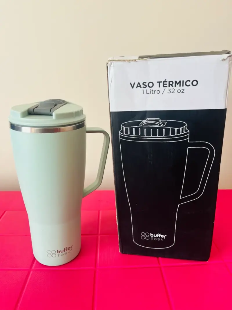 Vaso térmico Buffer Flask con tapa y bombilla - 2