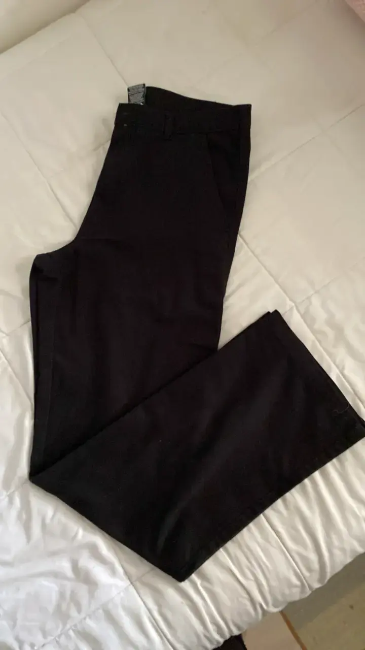 Pantalón Negro George Hombre - Talla 42 (Largo esp - 1