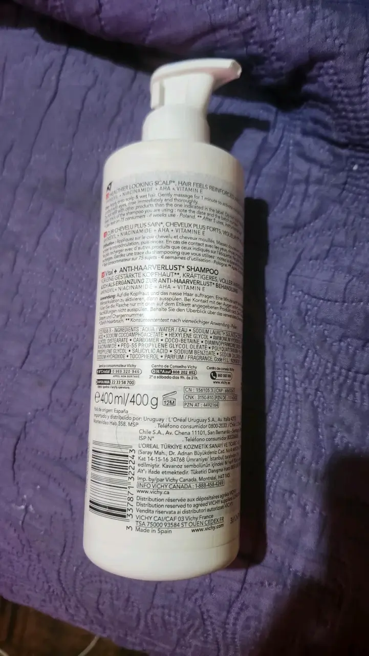 Shampoo estimulante anticaída Vichy Dercos - 2
