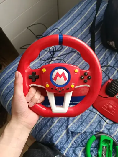Volante de Juego Mario Kart con Pedales - miniatura 2