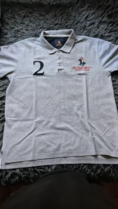Polera Polo Azul La Martina para Hombre - miniatura 3