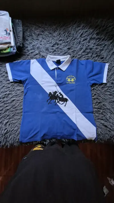 Polera Polo Azul La Martina para Hombre - miniatura 1