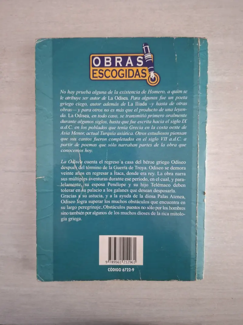 Libro La Odisea de Homero Editorial Zig-Zag - 2