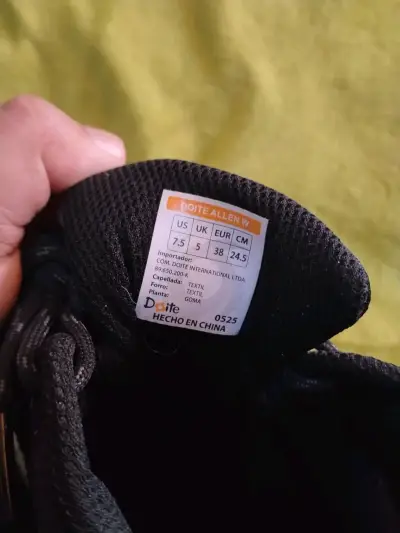 Zapatillas deportivas negras Doite Allen W - miniatura 3