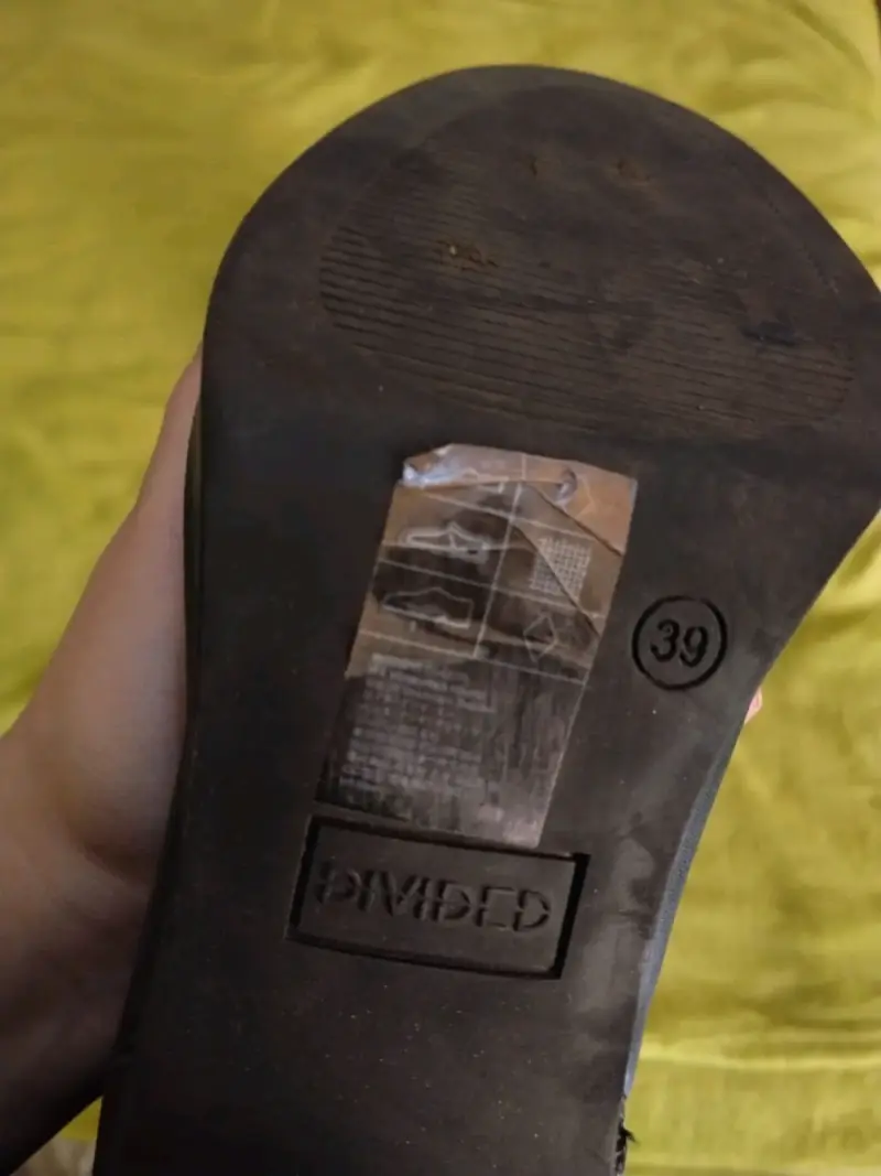 Botines de cuero negro con tacón alto talla 39 - 2