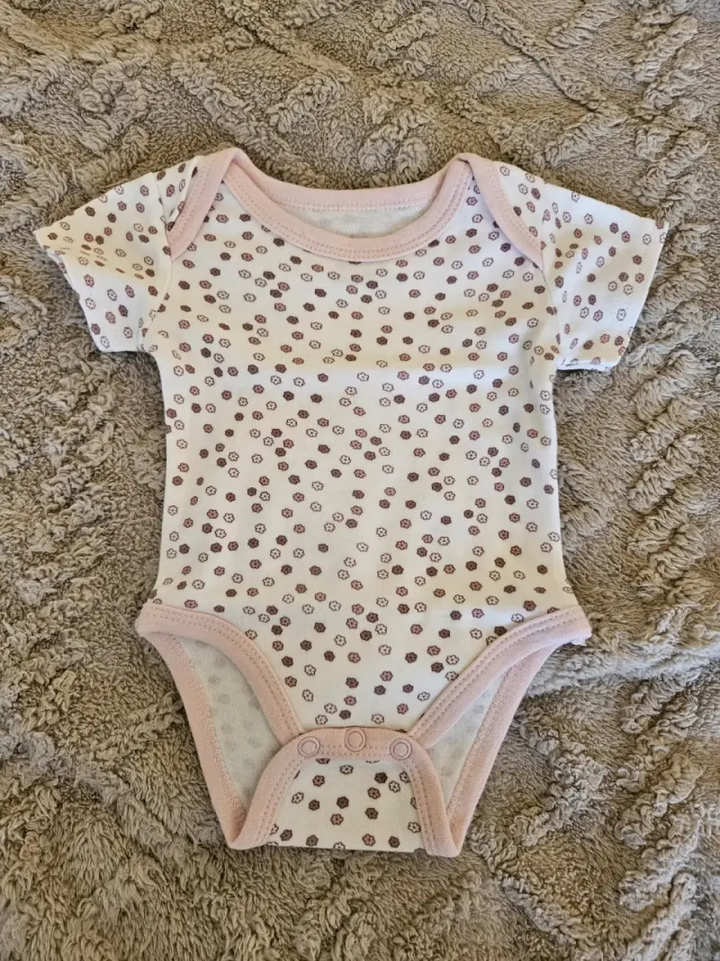 Pack de 7 bodies de bebé con estampados florales - 4