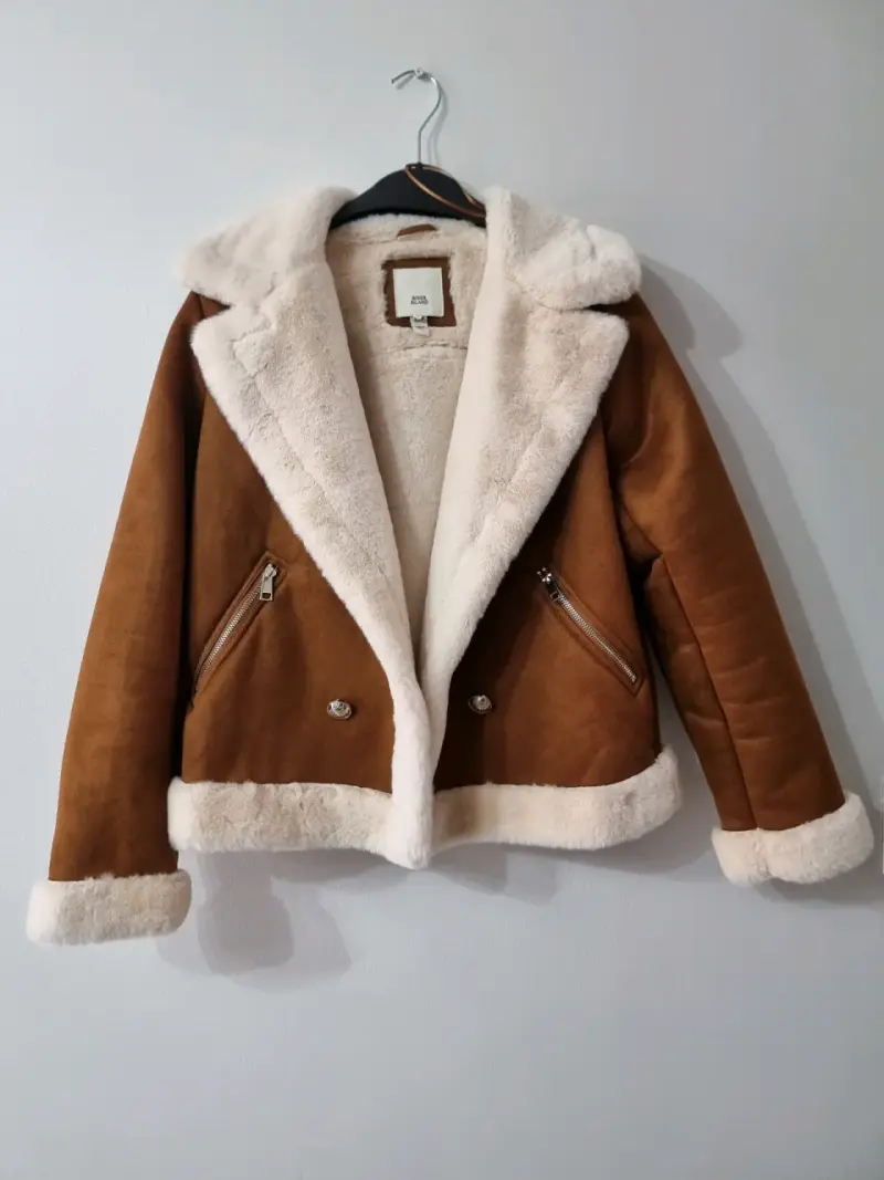 Chaqueta River Island T S peluda por dentro - 1